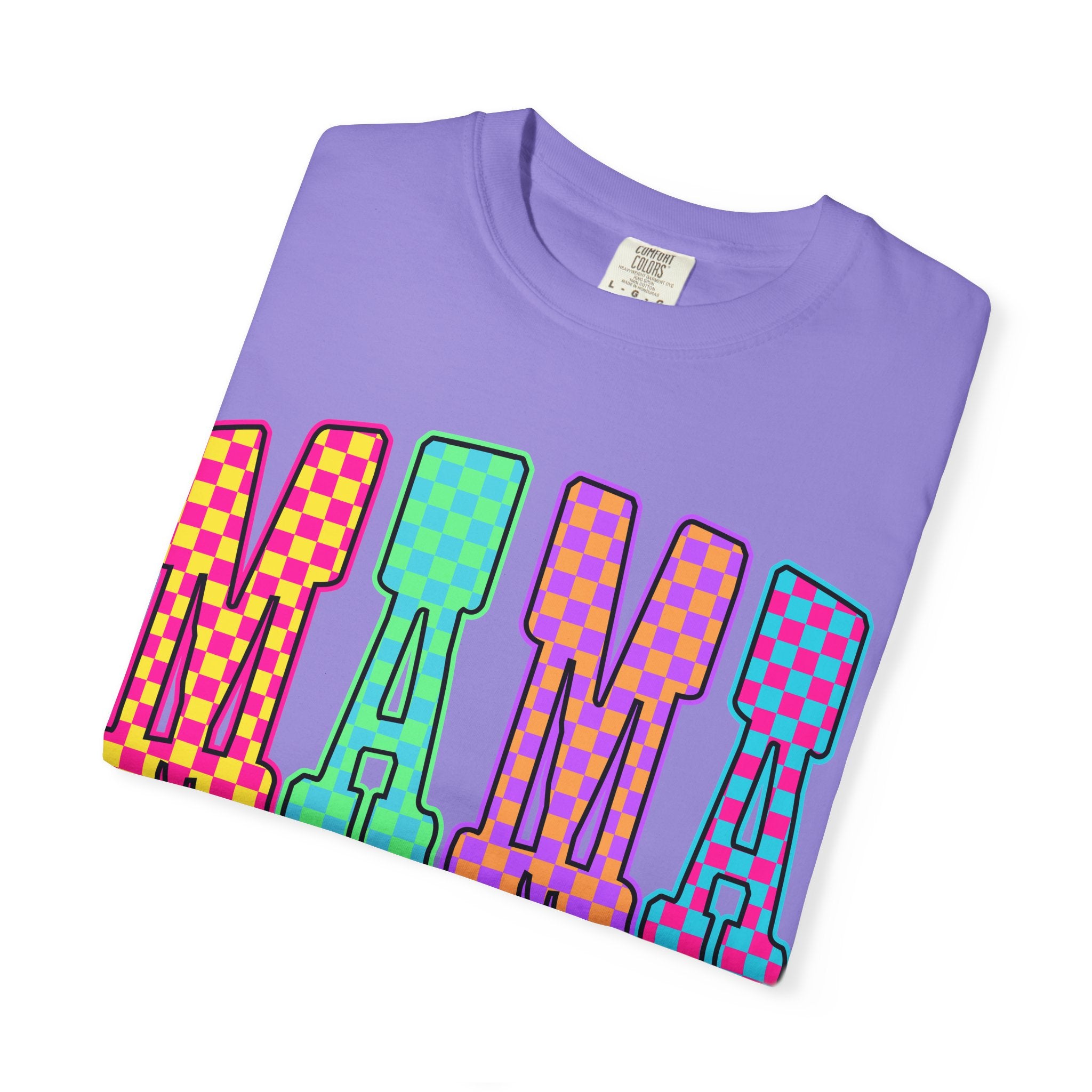 Mama Colorblock Graphic Tee
