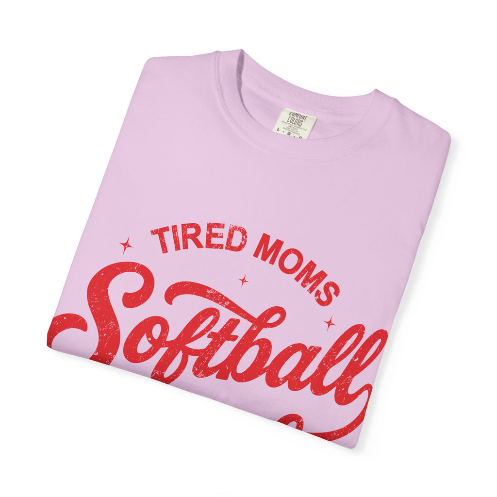 Tired Moms Softball Graphic T-shirt