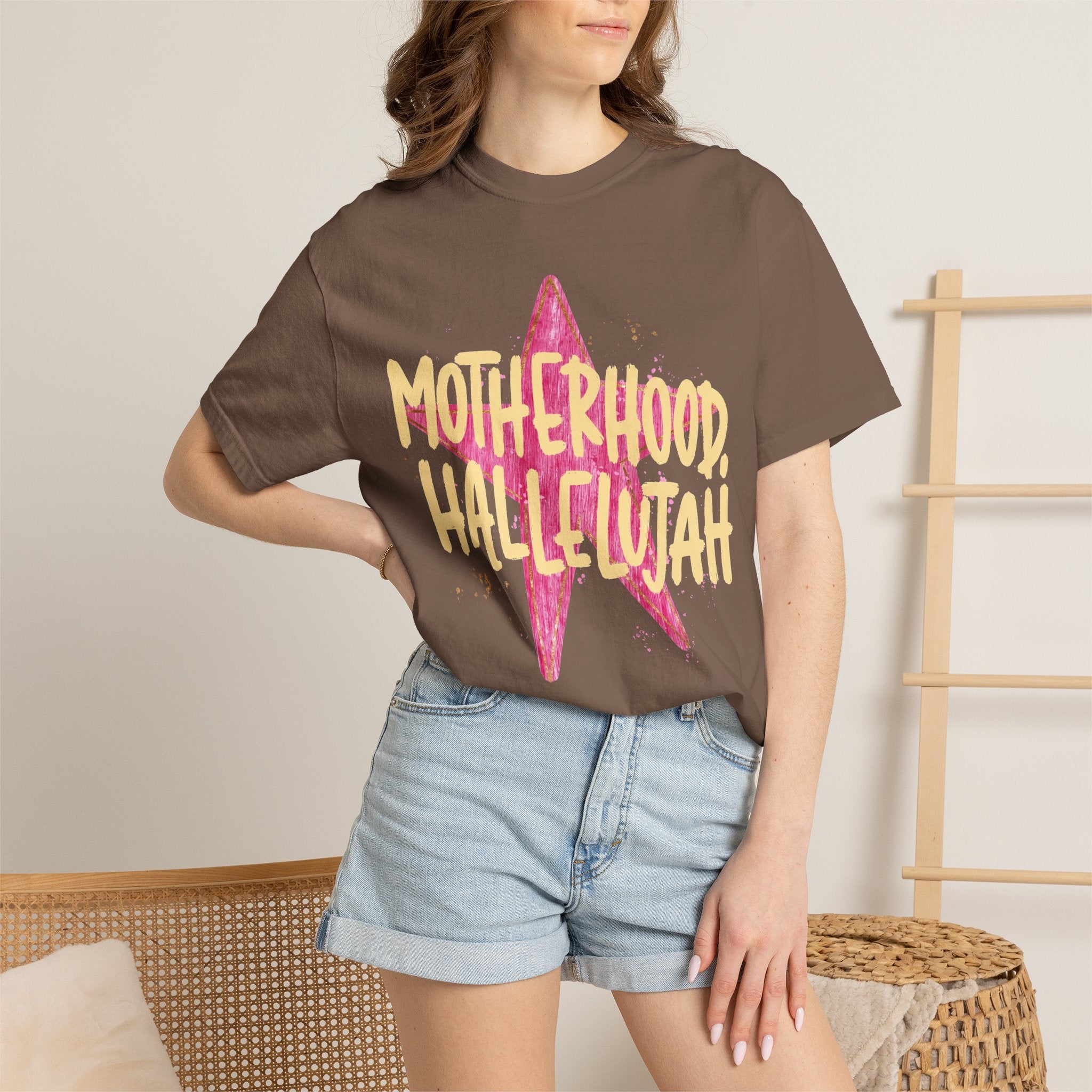 Motherhood Hallelujah T-Shirt — Inspirational Mom Graphic Tee